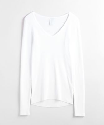 【SALE（伊勢丹）】＜BPQC/ビーピーキューシー＞ BPQCxエイガールズ 丸胴VネックTシャツ(BP71AGL003) ホワイト 【三越・伊勢丹/公式】