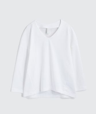 【SALE（伊勢丹）】＜BPQC/ビーピーキューシー＞ BPQCxエイガールズ Vネックプルオーバー(BP71AGL005) ホワイト 【三越・伊勢丹/公式】
