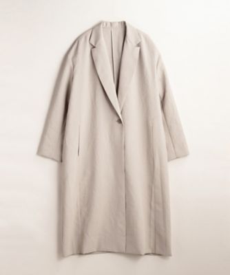 ＜BPQC/ビーピーキューシー＞ リネンタッチ チェスターコート ベージュ 【三越・伊勢丹/公式】
