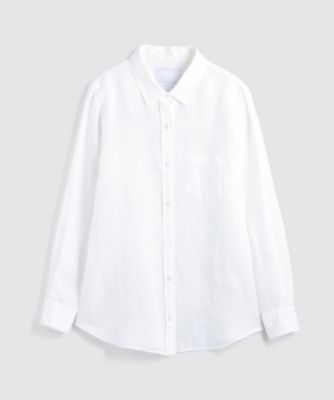 【SALE（三越）】＜BPQC/ビーピーキューシー＞ フレンチリネン リラックスフィットシャツ(BP71BND003) ホワイト 【三越・伊勢丹/公式】