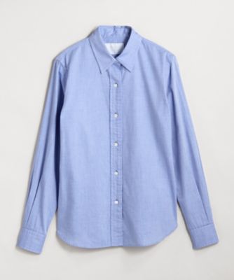【SALE（伊勢丹）】＜BPQC/ビーピーキューシー＞ ギザコットン混 スリムフィットシャツ サックス 【三越・伊勢丹/公式】