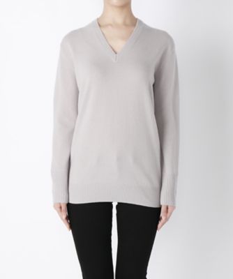 【SALE（三越）】＜ワンフォーイレブン/1411＞ Vネックセーター(506-W1102) ラベンダー 【三越・伊勢丹/公式】