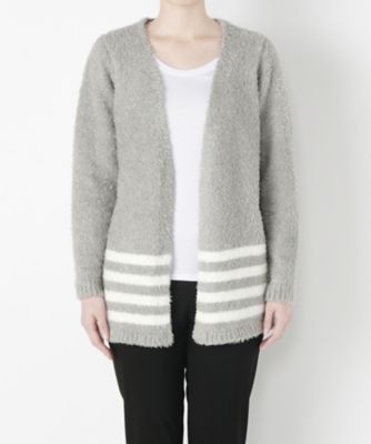 【SALE（伊勢丹）】＜レディ フォア ザ ウィークエンド/Ready for the Weekend＞ リラックスモールカーディガン(MI379CD) グレー 【三越・伊勢丹/公式】
