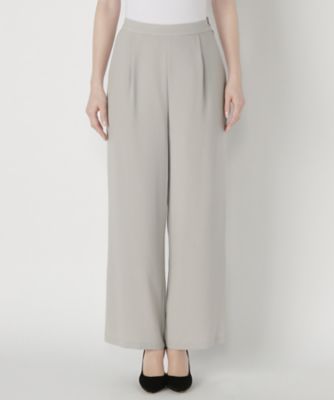 【SALE（伊勢丹）】＜T．G．I．F．READY FOR THE WEEKEND＞ ラインワイドパンツ(ZMT172PT838) グレー 【三越・伊勢丹/公式】