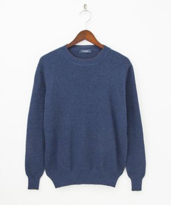 【SALE（三越）】＜エアディム＞ 【S】ミドルゲージ セーター(1701-ST01-SW) ネイビー 【三越・伊勢丹/公式】