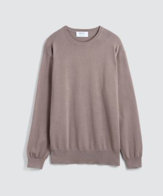 【SALE（三越）】＜BPQC/ビーピーキューシー＞ ハイゲージクルーネックセーター(BP71MIF0300) グレーベージュ 【三越・伊勢丹/公式】