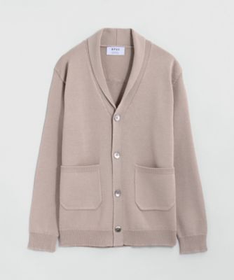 【SALE（三越）】＜BPQC/ビーピーキューシー＞ ショールカラーカーディガン(BP71MIF0302) 茶色 【三越・伊勢丹/公式】