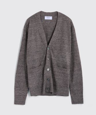 【SALE（三越）】＜BPQC/ビーピーキューシー＞ 麻カーディガン(BP71MIF0304) ダークブラウン 【三越・伊勢丹/公式】