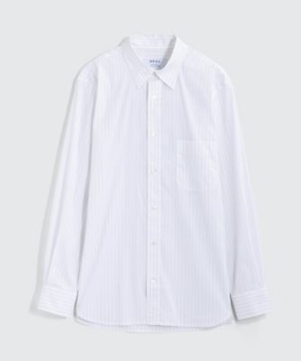 【SALE（三越）】＜BPQC/ビーピーキューシー＞ ストレッチ ストライプカジュアルシャツ(BP71MIF0405) ホワイト 【三越・伊勢丹/公式】