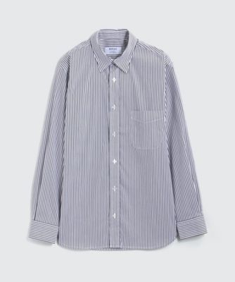 【SALE（三越）】＜BPQC/ビーピーキューシー＞ ストレッチ ストライプカジュアルシャツ(BP71MIF0405) ブラック 【三越・伊勢丹/公式】