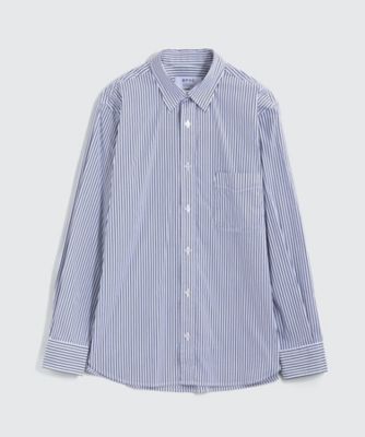 【SALE（三越）】＜BPQC/ビーピーキューシー＞ ストレッチ ストライプカジュアルシャツ(BP71MIF0405) ネイビー 【三越・伊勢丹/公式】