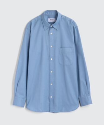 【SALE（三越）】＜BPQC/ビーピーキューシー＞ デニムライク カジュアルシャツ(BP71MIF0406) サックス 【三越・伊勢丹/公式】