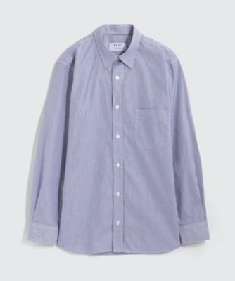 【SALE（三越）】＜BPQC/ビーピーキューシー＞ ロンドンストライプ カジュアルシャツ(BP71MIF0407) ネイビー 【三越・伊勢丹/公式】