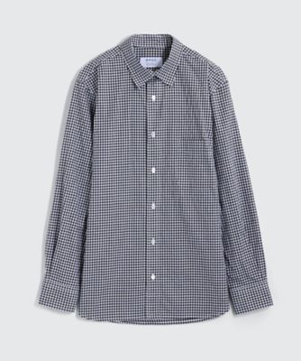 【SALE（三越）】＜BPQC/ビーピーキューシー＞ ギンガムチェック カジュアルシャツ(BP71MIF0408) ブラック 【三越・伊勢丹/公式】