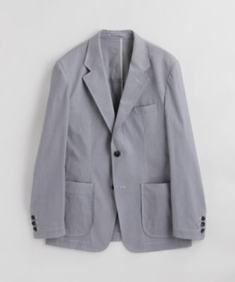 【SALE（三越）】＜BPQC/ビーピーキューシー＞ シアサッカージャケット(BP71MIF0207) グレーxホワイト 【三越・伊勢丹/公式】