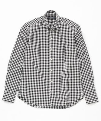 【SALE（三越）】＜エアディム＞ 【S】イタリアンカラーシャツ(62-EADEM-E-SHE01-SH) ブラック 【三越・伊勢丹/公式】