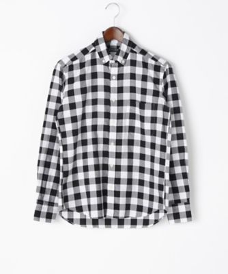 【SALE（三越）】＜エアディム＞ 【S】オックスフォードボタンダウンシャツ(W-SHE03-SH) ブラック 【三越・伊勢丹/公式】