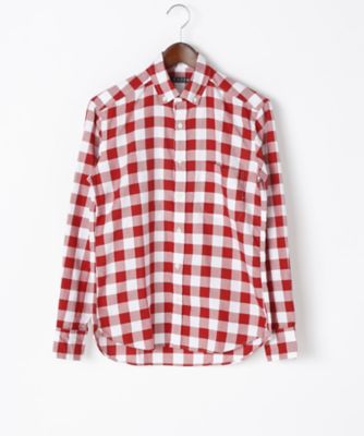 【SALE（三越）】＜エアディム＞ 【S】オックスフォードボタンダウンシャツ(W-SHE03-SH) レッド 【三越・伊勢丹/公式】