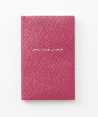 ＜スマイソン＞ パナマノート/LIVE LOVE LAUGH フューシャ 【三越・伊勢丹/公式】