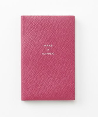 ＜スマイソン＞ パナマノート/MAKE IT HAPPEN フューシャ 【三越・伊勢丹/公式】