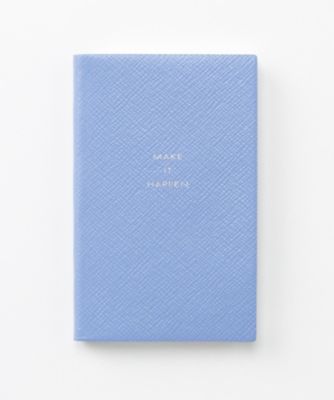 ＜スマイソン＞ パナマノート/MAKE IT HAPPEN ナイルブルー 【三越・伊勢丹/公式】