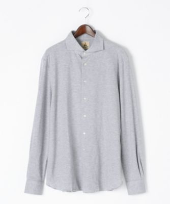 【SALE（伊勢丹）】＜ギィ ローバー/Guy Rover＞ 【S】【紳士大きいサイズ】長袖シャツ(2150PL190J562500) 05・グレー 【三越・伊勢丹/公式】