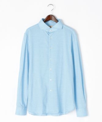 【SALE（伊勢丹）】＜ギィ ローバー/Guy Rover＞ 【S】【紳士大きいサイズ】長袖シャツ(2150PL190J562502) 13・ブルー 【三越・伊勢丹/公式】