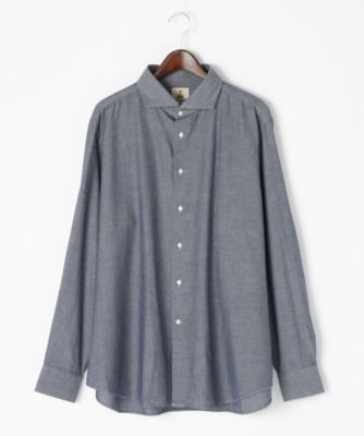 【SALE（伊勢丹）】＜ギィ ローバー/Guy Rover＞ 【S】【紳士大きいサイズ】長袖シャツ(2150GR174562415) 01・ブルー 【三越・伊勢丹/公式】