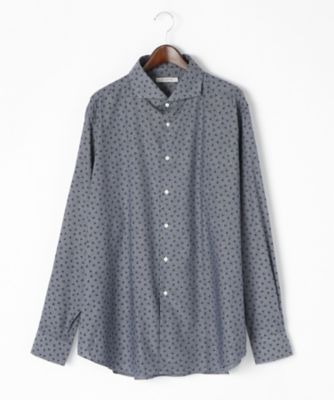 【SALE（伊勢丹）】＜ギィ ローバー/Guy Rover＞ 【S】【紳士大きいサイズ】長袖シャツ(2150GR174562415) 11・ブルーxネイビー 【三越・伊勢丹/公式】