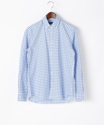 【SALE（三越）】＜エアディム＞ 【S】オックスフォードボタンダウンシャツ(1701-SHE06-LS) サックス 【三越・伊勢丹/公式】