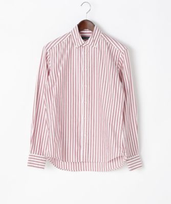 【SALE（三越）】＜エアディム＞ 【S】オックスフォードボタンダウンシャツ(1701-SHE09-LS) レッド 【三越・伊勢丹/公式】