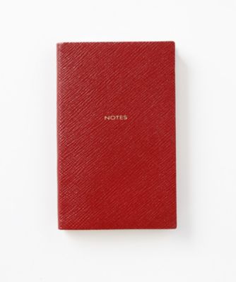 ＜スマイソン＞ パナマノート/NOTE レッド 【三越・伊勢丹/公式】