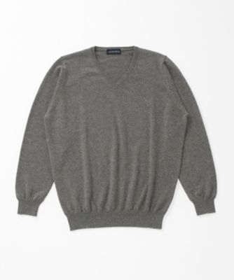 【SALE（伊勢丹）】＜イセタンメンズ/ISETAN MEN'S＞ 【S】【紳士大きいサイズ】Vネックセーター(990) 20923・チャコール 【三越・伊勢丹/公式】