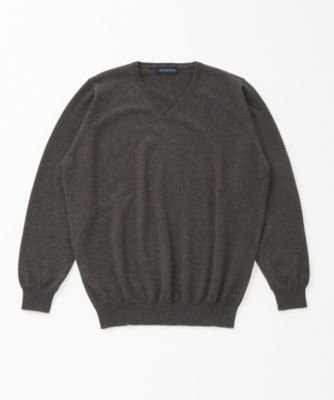 【SALE（伊勢丹）】＜イセタンメンズ/ISETAN MEN'S＞ 【S】【紳士大きいサイズ】Vネックセーター(990) 21396・ブラウン 【三越・伊勢丹/公式】