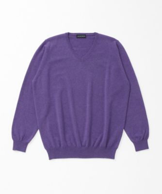 【SALE（伊勢丹）】＜イセタンメンズ/ISETAN MEN'S＞ 【S】【紳士大きいサイズ】Vネックセーター(990) 20327・パープル 【三越・伊勢丹/公式】