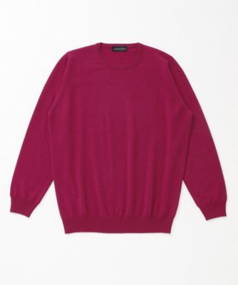 【SALE（伊勢丹）】＜イセタンメンズ/ISETAN MEN'S＞ 【S】【紳士大きいサイズ】クルーネックセーター(991) 21540・レッド 【三越・伊勢丹/公式】