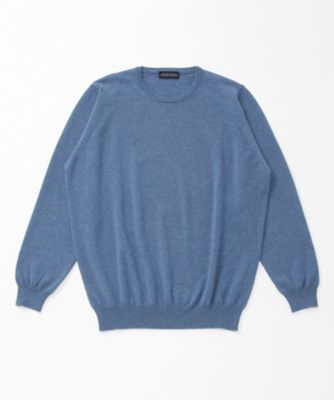 【SALE（伊勢丹）】＜イセタンメンズ/ISETAN MEN'S＞ 【S】【紳士大きいサイズ】クルーネックセーター(991) 21036・インディゴ 【三越・伊勢丹/公式】