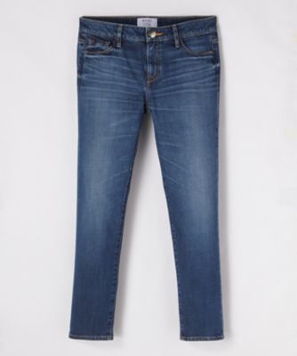 【SALE（三越）】＜BPQC/ビーピーキューシー＞ デニムパンツ タイトストレート アンクル丈 ダークユーズド 【三越・伊勢丹/公式】