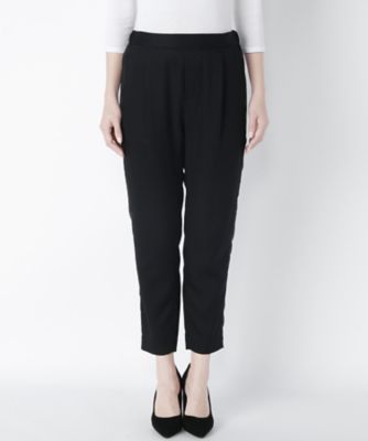 【SALE（三越）】＜NEEDLE DESIGN/ニードルデザイン＞ サイドラインパンツ(ND1620204) ブラックxブラック 【三越・伊勢丹/公式】