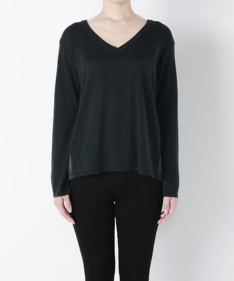 【SALE（三越）】＜NEEDLE DESIGN/ニードルデザイン＞ Vネックニットプルオーバー(ND1620214) グリーン 【三越・伊勢丹/公式】