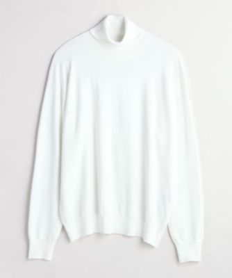 【SALE（伊勢丹）】＜BPQC/ビーピーキューシー＞ タートルネックセーター ホワイト 【三越・伊勢丹/公式】