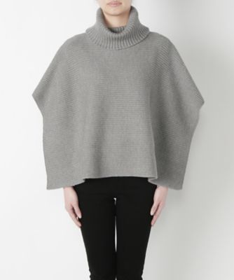 【SALE（伊勢丹）】＜スカリオーネ/SCAGLIONE＞ ポンチョ D5W098 ライトグレー 【三越・伊勢丹/公式】