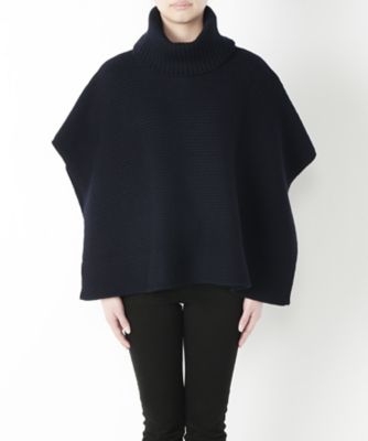 【SALE（伊勢丹）】＜スカリオーネ/SCAGLIONE＞ ポンチョ D5W098 ネイビー 【三越・伊勢丹/公式】