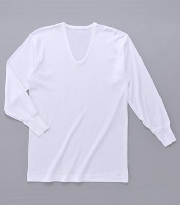 ＜デュークマディソン/DUKE MADISON＞ Uネック長袖シャツ(DU1110) 【三越・伊勢丹/公式】