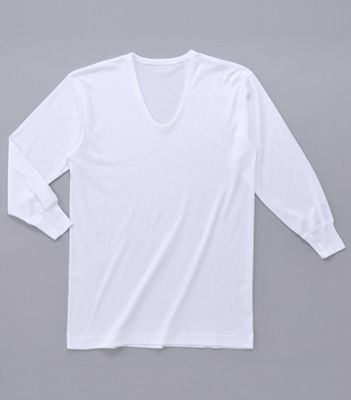 ＜デュークマディソン/DUKE MADISON＞ Uネック七分袖シャツ(DU1111) 【三越・伊勢丹/公式】