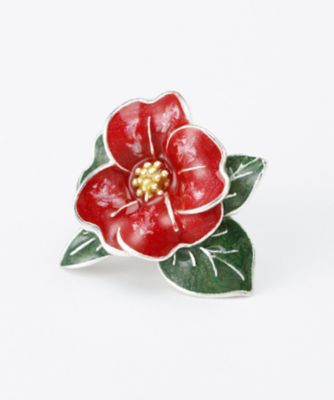 ＜サトゥルノ/SATURNO＞ ピンズ/ツバキ(SPNI-182*RED/SPNI-182PINK) レッド 【三越・伊勢丹/公式】