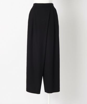 ＜エンフォルド/ENFOLD＞ ハイツイストCO1ゴムワイドパンツ(300AS233-2860) D/NVY 【三越・伊勢丹/公式】