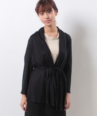 【SALE（三越）】＜ローズティアラ＞ テンセルハイゲージニット着流しカーディガン ネービーブルー 【三越・伊勢丹/公式】