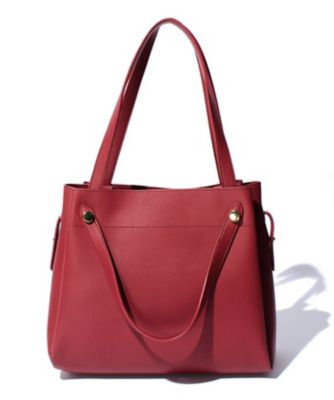 ＜レリアン/Leilian＞ ハンドバッグ アカ 【三越・伊勢丹/公式】