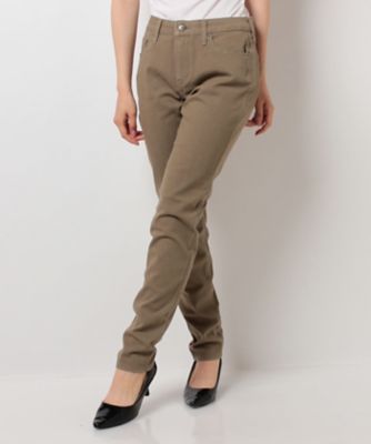 ＜レリアン プラスハウス＞ 大きいサイズ スリムパンツ チャイロ 【三越・伊勢丹/公式】